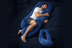 HerPillow Ultimate 5-in-1 Premium Full-Body Pillow for Men – Luxury Comfort & Support