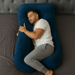 HerPillow Ultimate 5-in-1 Premium Full-Body Pillow for Men – Luxury Comfort & Support