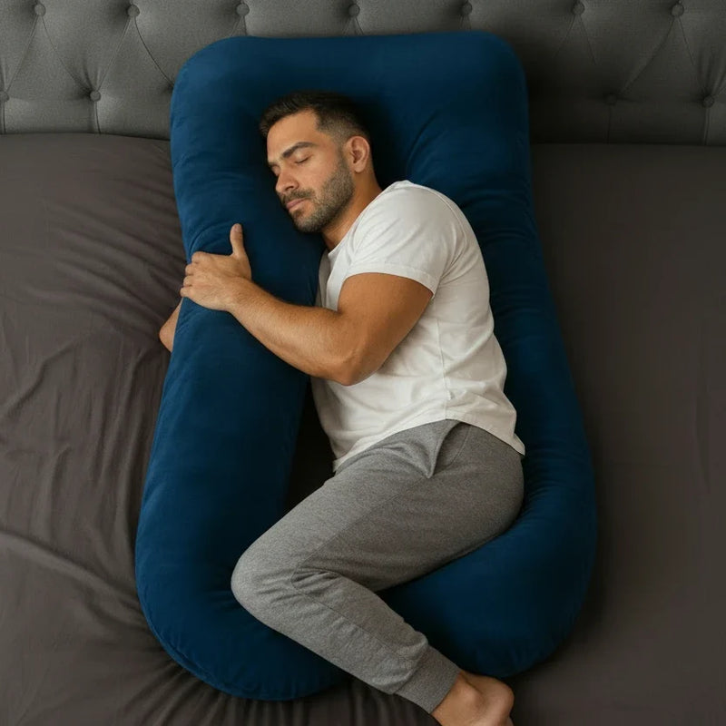 HerPillow Ultimate 5-in-1 Premium Full-Body Pillow for Men – Luxury Comfort & Support