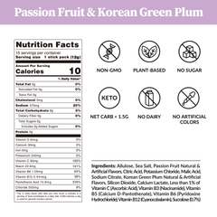 Passion Fruit & Korean Plum Electrolytes - Zero Sugar
