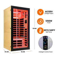 Single-Person Sauna Room