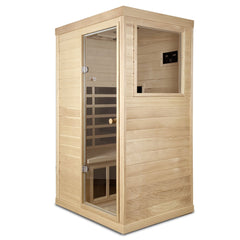 Canadian Hemlock Wood One Person Far Infrared Sauna