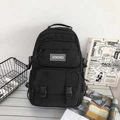 Campus Large Capacity Fashion Men's Backpack Ins New Trendy Small Canvas Mini Backpack For Women And Girls Anti-theft Shoulder Bag And School Bag For Teenager Girls