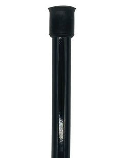 Classy Cane with Black Derby Handle in Italian Leather