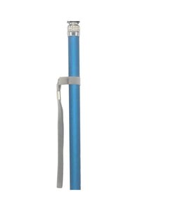 Classy Canes Adjustable Turquoise Blue with Black Swirl Handle and Rhinestones