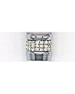 Classy Walking Canes Adjustable Elegant Shinny White with Rhinestone Collar