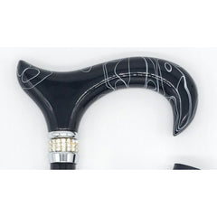 Classy Walking Canes Folding Black