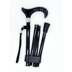 Classy Walking Canes Folding Black