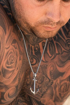 Anchor Drop Necklace