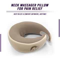 Multi-Purpose Heated Memory Foam Neck Massage Pillow
