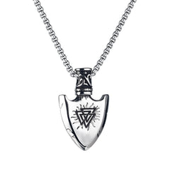 Men's Viking Boat Anchor Titanium Steel Vintage Stainless Necklace