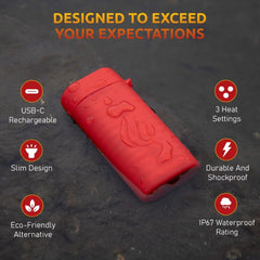POWERPAW 502 IP67 Waterproof Rechargeable Electric Hand Warmer