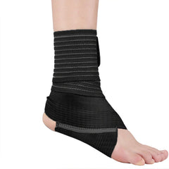 Outdoor Anti-sprain Bandage Compression Ankle Support For Men and Women, Compression Ankle Support (Grey), Compression Ankle Support (Black)