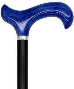 Tall Adjustable Classy Cane in Blue 31" to 38"