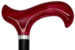 Tall Adjustable Classy Cane in Burgundy 31" to 38"