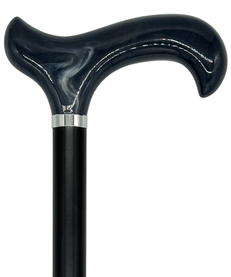 Tall Adjustable Classy Cane in Grey Horn 31