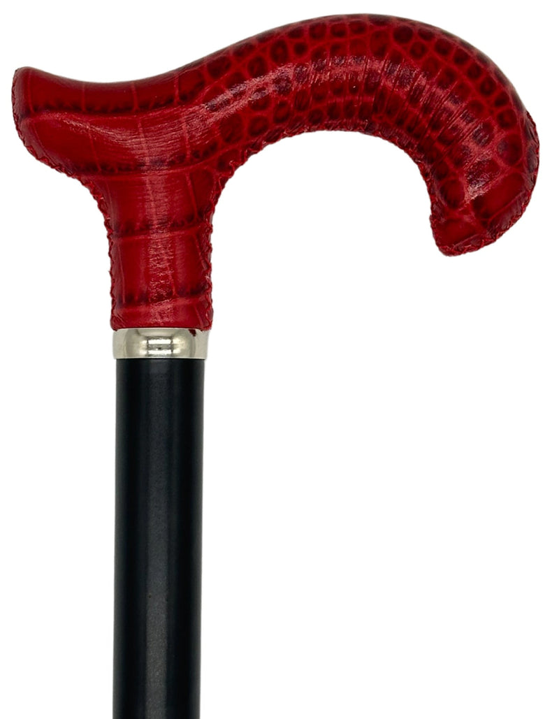 Tall Adjustable Coconut Red Derby Leather Handle 31