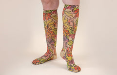 Bahama Mama Beige Gradient Compression Socks