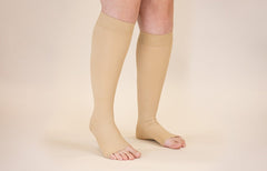 Beige Gradient Compression Socks
