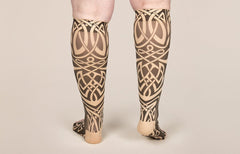 Celtic Beige Gradient Compression Socks