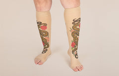Charm Beige Gradient Compression Socks