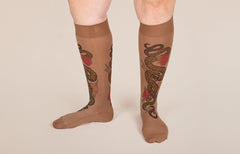 Charm Mocha Gradient Compression Socks