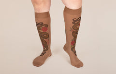 Charm Mocha Gradient Compression Socks