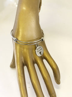 Blood Thinner Medical Charm Bracelet, Blood Thinner Awareness, Blood Thinner Alert Bracelet, Medical Notification, Medical Awareness