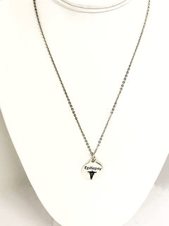 Epilepsy Necklace, Epilepsy Medical Necklace, Epilepsy Awareness Engraved Pendant Necklace, Medical ID Jewelry, Medical Caduceus