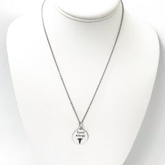 Food Allergy Necklace, Food Allergy Medical Charm, Charm Necklace, Medical Notification Jewelry, Medical Notification Charm Necklace