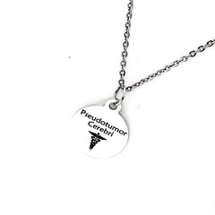 Pseudotumor Cerebri Necklace, Medical ID, Pseudotumor Cerebri Medical Condition Medical Notification, Medical Condition Necklace