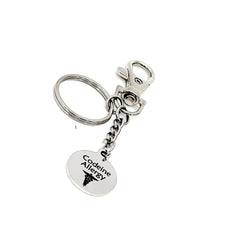 Medical Awareness Keychain, Codeine Allergy Keychain, Medical Allergy Notification, Charm Keychain, Clip On Keychain, Medical Condition
