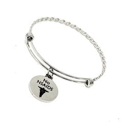 No NSAIDS Charm Bracelet, Medical Caduceus Image, Medicine Allergy Notice, Gift For Her, Medicine Alert, Allergy Awareness