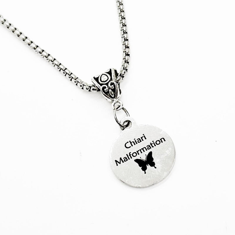 Chiari Malformation Necklace, Butterfly Image, Daughter Gift, Medical Condition, Diagnosis Gift, Medical Condition Jewelry, Gift For Her