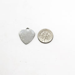 Epi Pen Clip On Charm Stainless Steel Medical Alert Heart Keychain Allergy Safety Tag