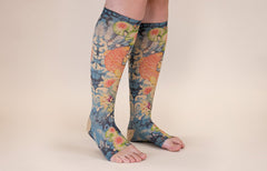 Koi Beige Gradient Compression Socks