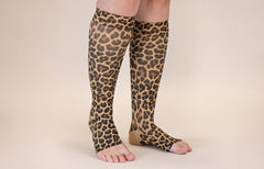 Leo Leopard Gradient Compression Socks