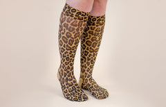Leo Leopard Gradient Compression Socks