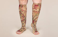 Lily Beige Gradient Compression Socks
