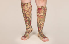 Lily Beige Gradient Compression Socks