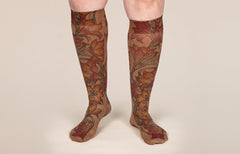 Lily Mocha Gradient Compression Socks