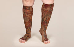 Lily Mocha Gradient Compression Socks