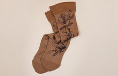 Magnolia Mocha Gradient Compression Socks