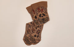 Misfit Mocha Gradient Compression Socks