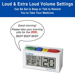 Monthly Pill Organizer with Alarms