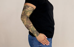 Camo Gradient Compression Arm Sleeve