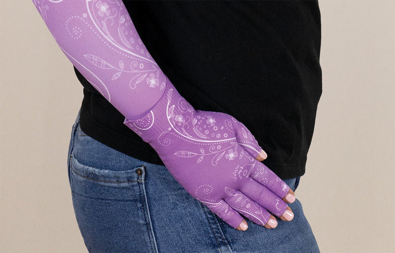 Firefly Purple Gradient Compression Glove
