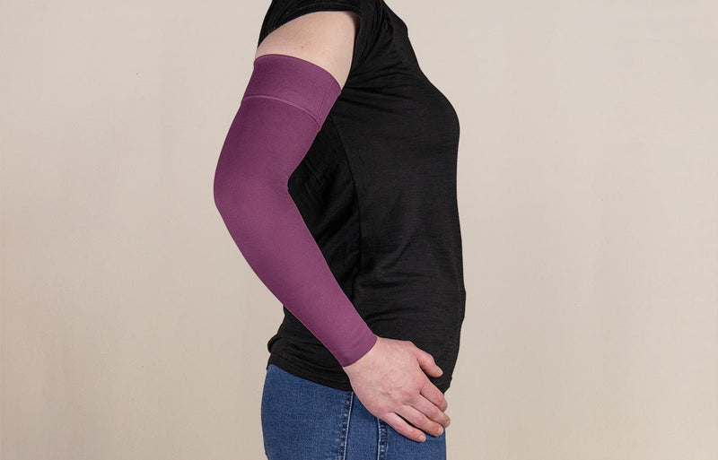 Purple Gradient Compression Arm Sleeve