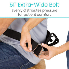 Padded transfer gait belt