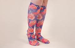 Poppy Gradient Compression Socks